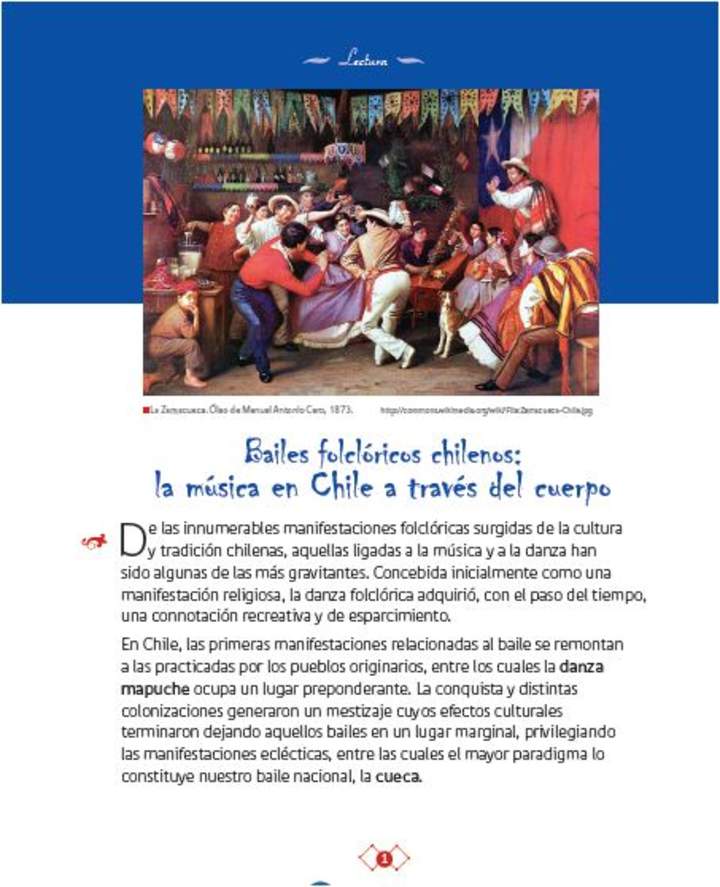 Bailes folclóricos chilenos: la música a través del cuerpo Bailes folclóricos chilenos: la música a través del cuerpo