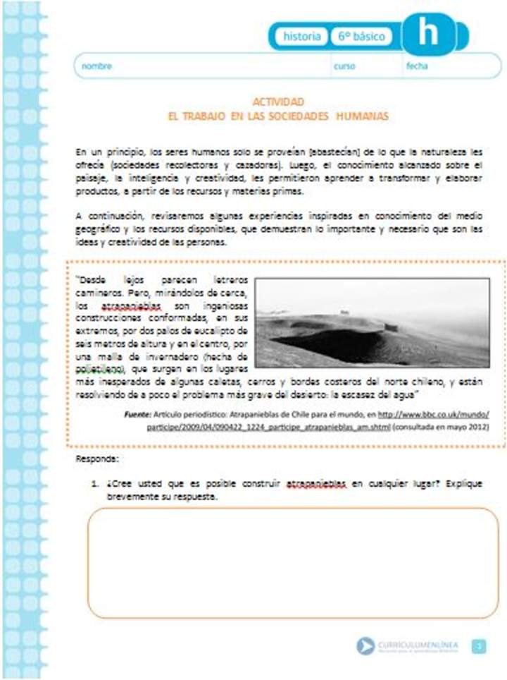 El trabajo en las sociedades humanas El trabajo en las sociedades humanas