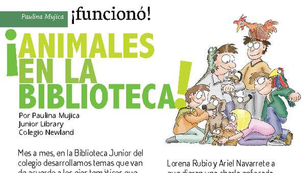 ¡Animales en la biblioteca! ¡Animales en la biblioteca!