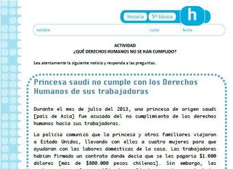 ¿Qué derechos humanos no se han cumplido? ¿Qué derechos humanos no se han cumplido?