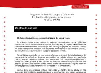 Contenido cultural: El chejaus/čiáxaus/šiehaus, ceremonia ancestral del pueblo yagán Contenido cultural: El chejaus/čiáxaus/šiehaus, ceremonia ancestral del pueblo yagán