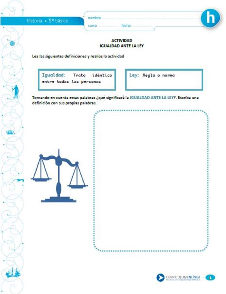Igualdad ante la ley Igualdad ante la ley