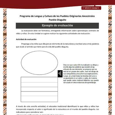 Ejemplo de evaluación Ejemplo de evaluación