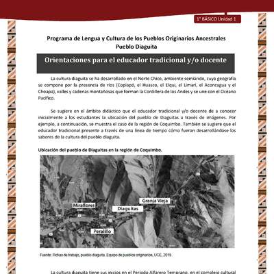Orientaciones para el educador tradicional y/o docente Orientaciones para el educador tradicional y/o docente