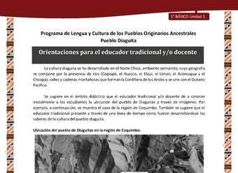 Orientaciones para el educador tradicional y/o docente Orientaciones para el educador tradicional y/o docente