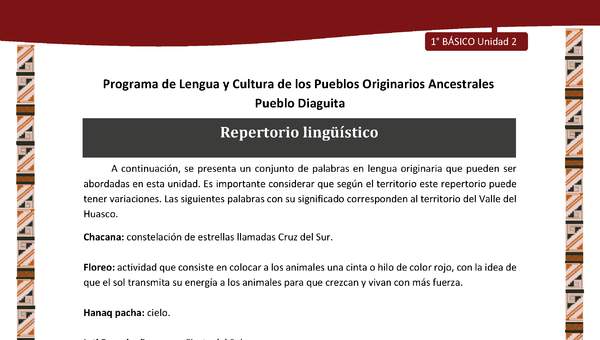 Repertorio lingüístico Repertorio lingüístico
