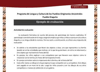 Ejemplo de evaluación Ejemplo de evaluación