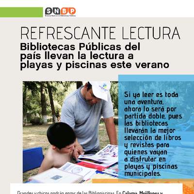 Refrescante lectura Refrescante lectura