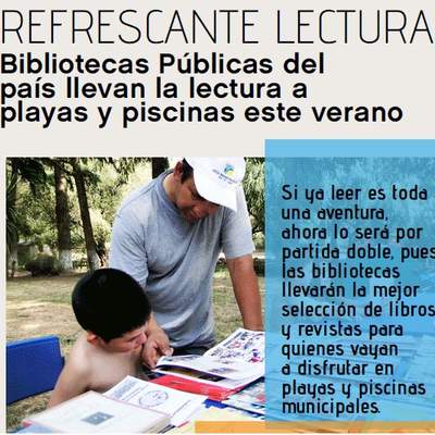 Refrescante lectura Refrescante lectura