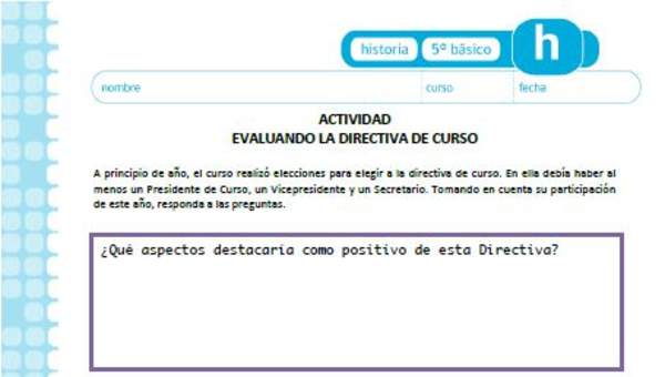 Evaluando la directiva de curso Evaluando la directiva de curso