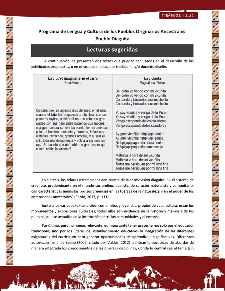 Lecturas sugeridas Lecturas sugeridas