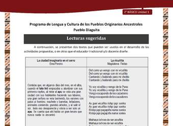 Lecturas sugeridas Lecturas sugeridas