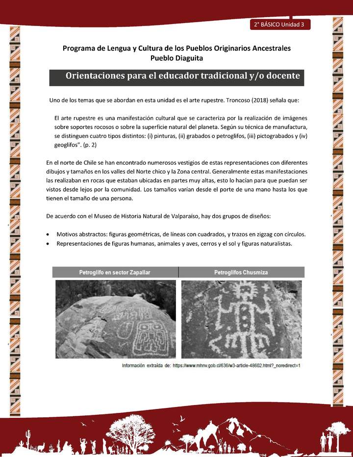 Orientaciones para el educador tradicional y/o docente Orientaciones para el educador tradicional y/o docente