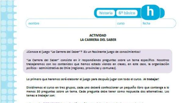 La carrera del saber La carrera del saber