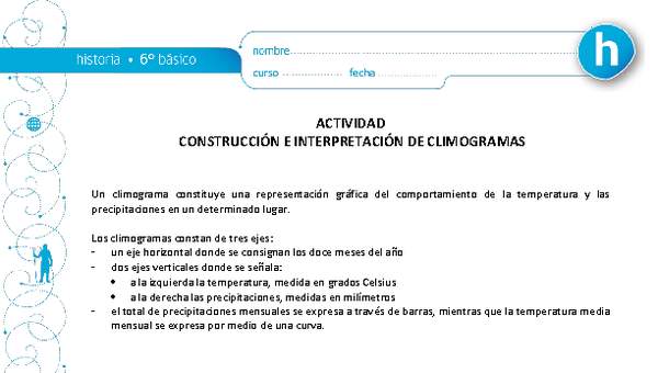 Construcción e interpretación de climogramas Construcción e interpretación de climogramas