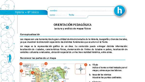 Lectura y análisis de mapas físicos Lectura y análisis de mapas físicos