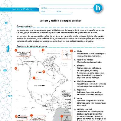 Lectura y análisis de mapas políticos Lectura y análisis de mapas políticos