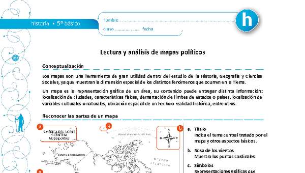 Lectura y análisis de mapas políticos Lectura y análisis de mapas políticos