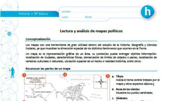 Lectura y análisis de mapas físicos Lectura y análisis de mapas físicos