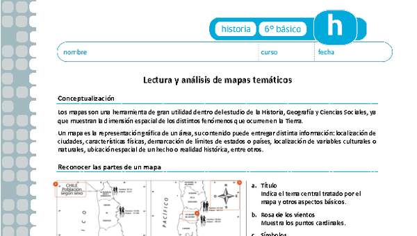 Lectura y análisis de mapas temáticos Lectura y análisis de mapas temáticos