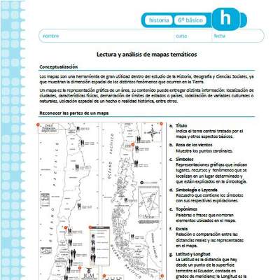 Lectura y análisis de mapas temáticos