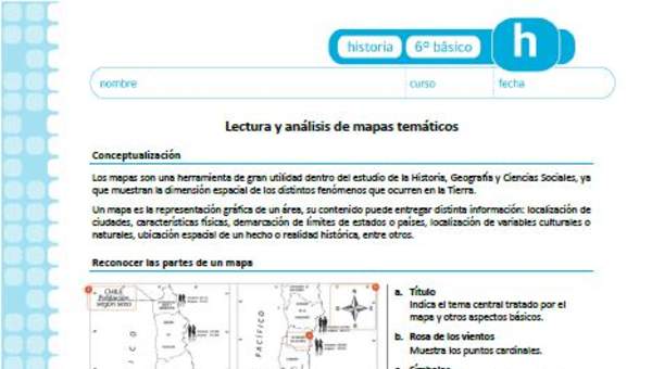 Lectura y análisis de mapas temáticos Lectura y análisis de mapas temáticos