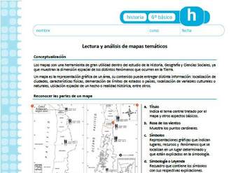 Lectura y análisis de mapas temáticos Lectura y análisis de mapas temáticos