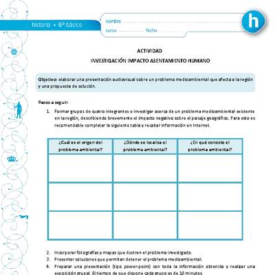 Investigación impacto asentamiento humano Investigación impacto asentamiento humano