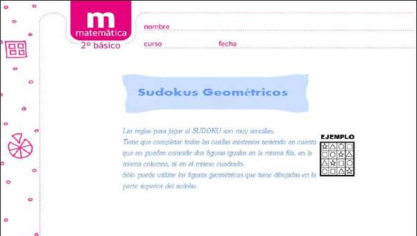 Sudoku geométrico 12 Sudoku geométrico 12