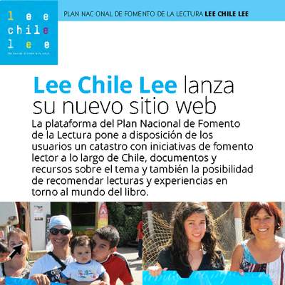 Lee Chile Lee lanza nuevo sitio web Lee Chile Lee lanza nuevo sitio web