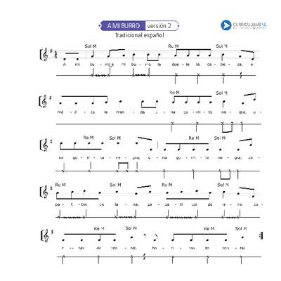 A mi burro II (con acompañamiento) A mi burro II (con acompañamiento)