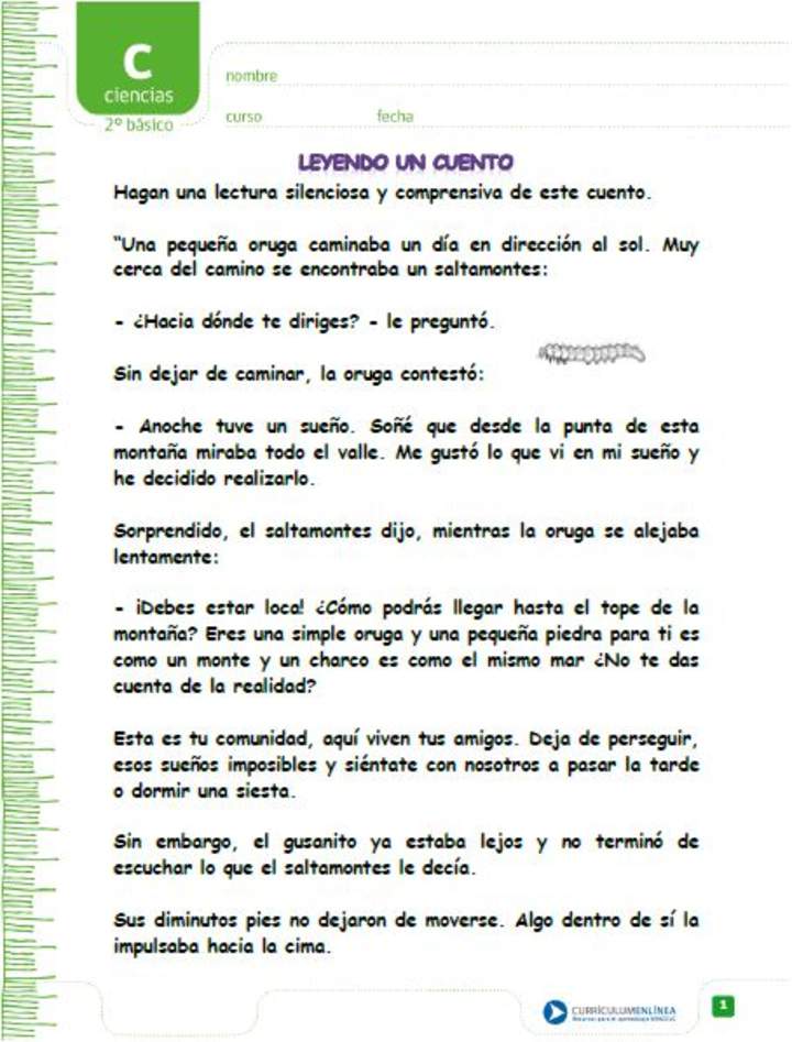 La oruga y la mariposa La oruga y la mariposa