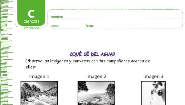 ¿Qué sé del agua? ¿Qué sé del agua?