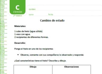 Cambios de estado Cambios de estado