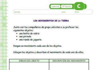 Los movimientos de la tierra Los movimientos de la tierra