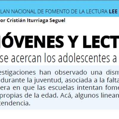 Jóvenes y lectura Jóvenes y lectura