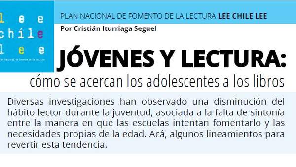 Jóvenes y lectura Jóvenes y lectura