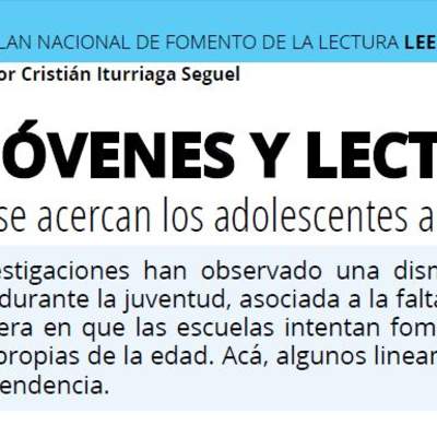 Jóvenes y lectura Jóvenes y lectura