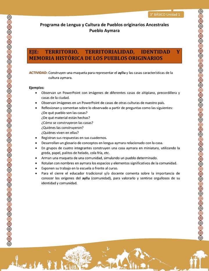 07-Actividad Sugerida LC03 U01-0A07-Construyen una maqueta para representar el ayllu y las casas caracter+¡sticas de la cultura aymara. 07-Actividad Sugerida LC03 U01-0A07-Construyen una maqueta para representar el ayllu y las casas caracter+¡sticas de la cultura aymara.