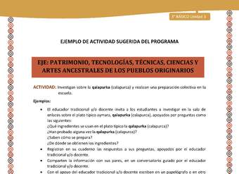 15-Actividad Sugerida LC03-U03-OA15-nvestigan sobre la qalapurka (calapurca) y realizan una preparación colectiva en la escuela 15-Actividad Sugerida LC03-U03-OA15-nvestigan sobre la qalapurka (calapurca) y realizan una preparación colectiva en la escuela