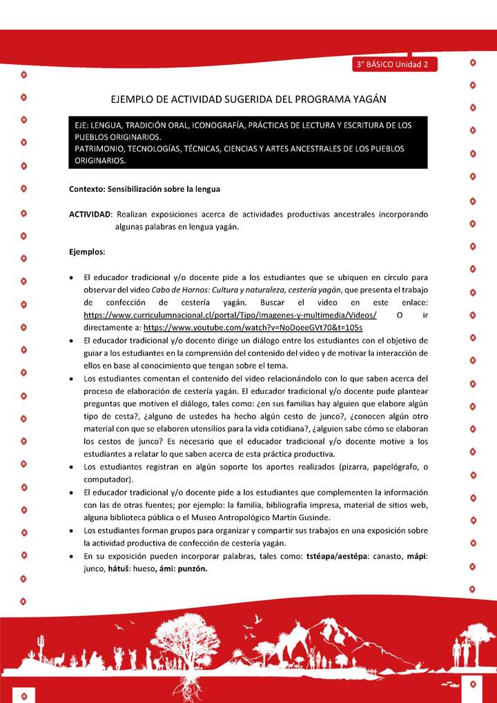 Realizan exposiciones acerca de actividades productivas ancestrales incorporando algunas palabras en lengua Realizan exposiciones acerca de actividades productivas ancestrales incorporando algunas palabras en lengua