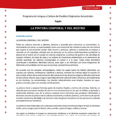 La pintura corporal y del rostro La pintura corporal y del rostro