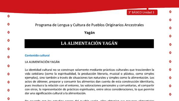 La alimentación yagán La alimentación yagán