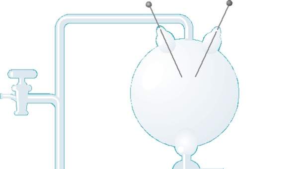 Montaje del experimento de Oparín Montaje del experimento de Oparín