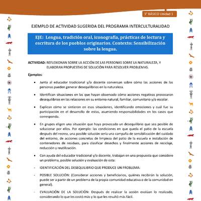 Reflexionan sobre la acción de las personas sobre la naturaleza, y elaboran propuestas de solución para resolver problemas Reflexionan sobre la acción de las personas sobre la naturaleza, y elaboran propuestas de solución para resolver problemas