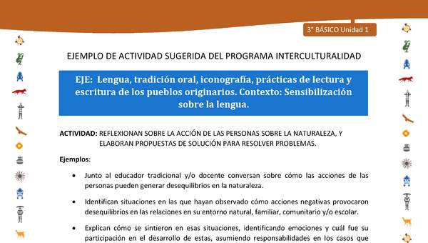 Reflexionan sobre la acción de las personas sobre la naturaleza, y elaboran propuestas de solución para resolver problemas Reflexionan sobre la acción de las personas sobre la naturaleza, y elaboran propuestas de solución para resolver problemas