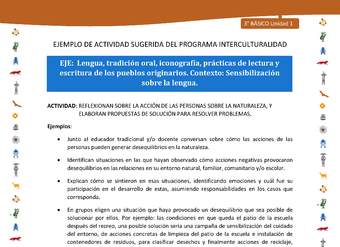 Reflexionan sobre la acción de las personas sobre la naturaleza, y elaboran propuestas de solución para resolver problemas Reflexionan sobre la acción de las personas sobre la naturaleza, y elaboran propuestas de solución para resolver problemas