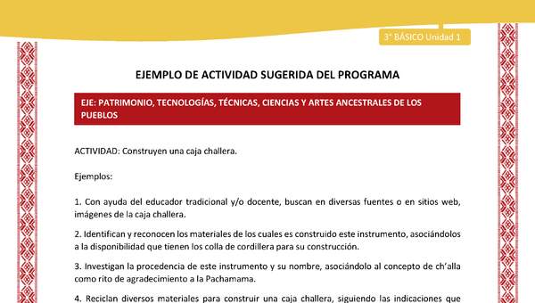 09-Actividad Sugerida LC03 COL-U01-OA16-Construyen una caja challera. 09-Actividad Sugerida LC03 COL-U01-OA16-Construyen una caja challera.