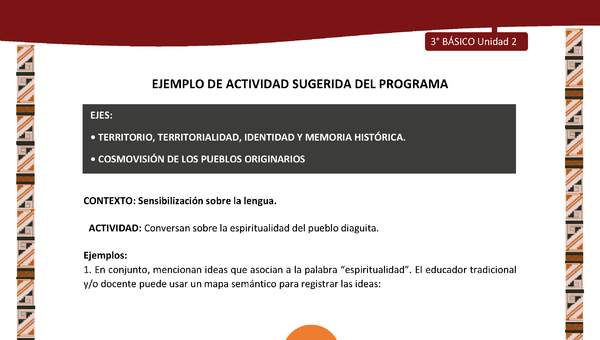 01-Actividad Sugerida LC03 DIA-U02-LS02;OA06;OA11-Conversan sobre la espiritualidad del pueblo diaguita 01-Actividad Sugerida LC03 DIA-U02-LS02;OA06;OA11-Conversan sobre la espiritualidad del pueblo diaguita