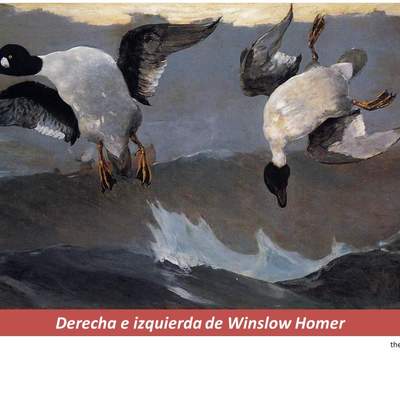 Derecha e izquierda de Winslow Homer Derecha e izquierda de Winslow Homer